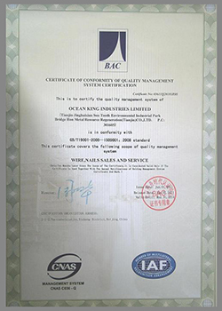 Certifications1